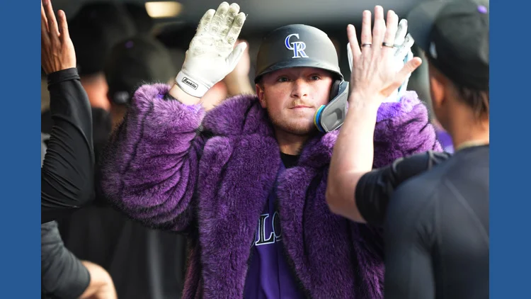 Hunter Goodman homers as the Rockies snap a 4-game skid...