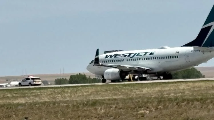 WestJet flight evacuated at DIA after blown tires