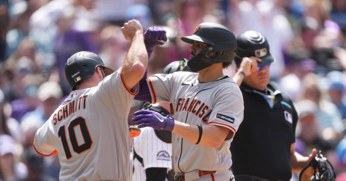 Willy Adames hits grand slam and Giants get 25 hits in...