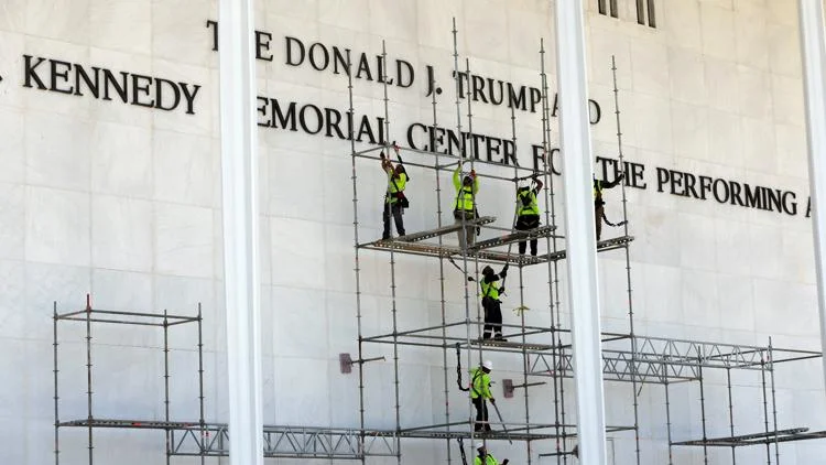 Trump's name poised to be removed from Kennedy Center...