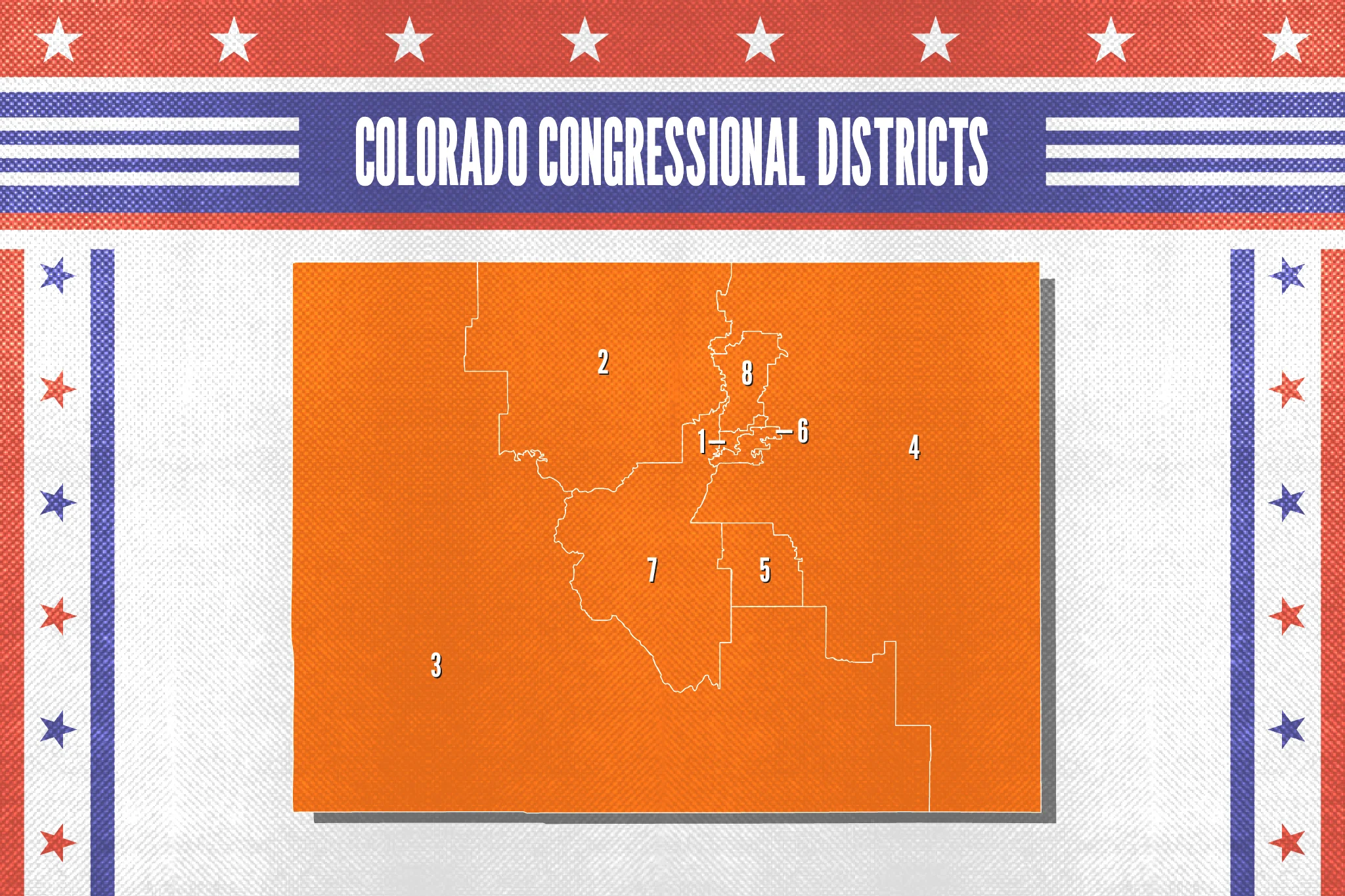 Which district do you live in? This map shows you