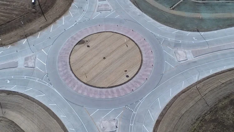 Weld County teams with Johnstown on new roundabout