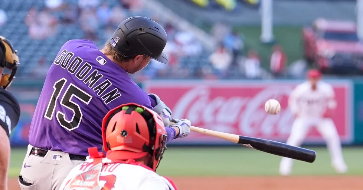 Rumfield gets gift homer when flyball bounces off...