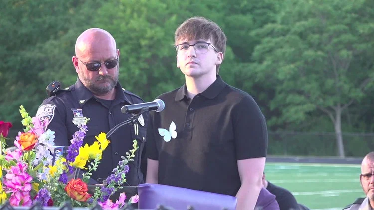 'Always in my heart': Surviving son speaks at vigil for...