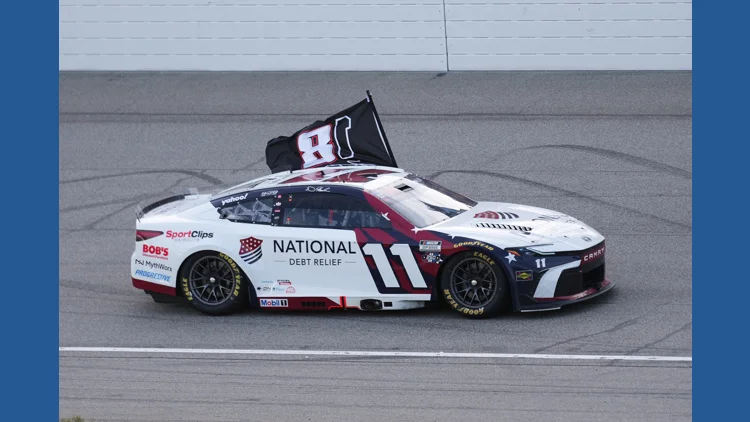 Denny Hamlin dedicates NASCAR victory at Michigan to...