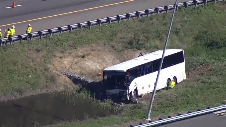 Bus driver charged in deadly chain-reaction crash on...
