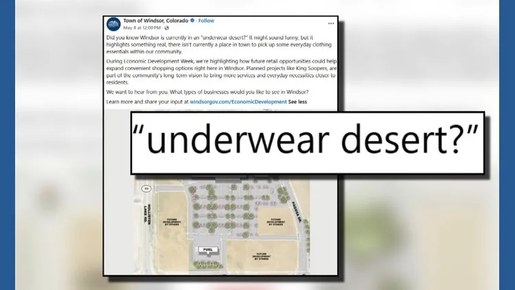 Why does a Colorado town call itself an ‘underwear desert?'