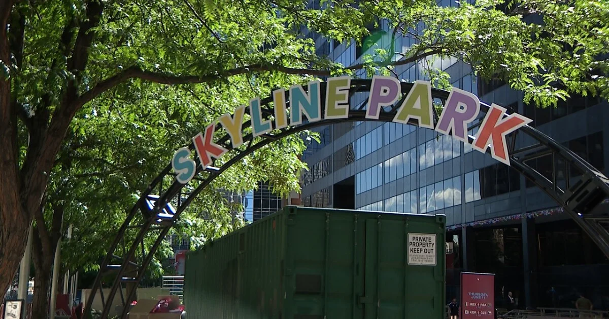 Skyline Park in downtown Denver transforms into FIFA...