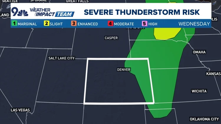 Storms, showers late Wednesday, ahead of a warmer, drier...