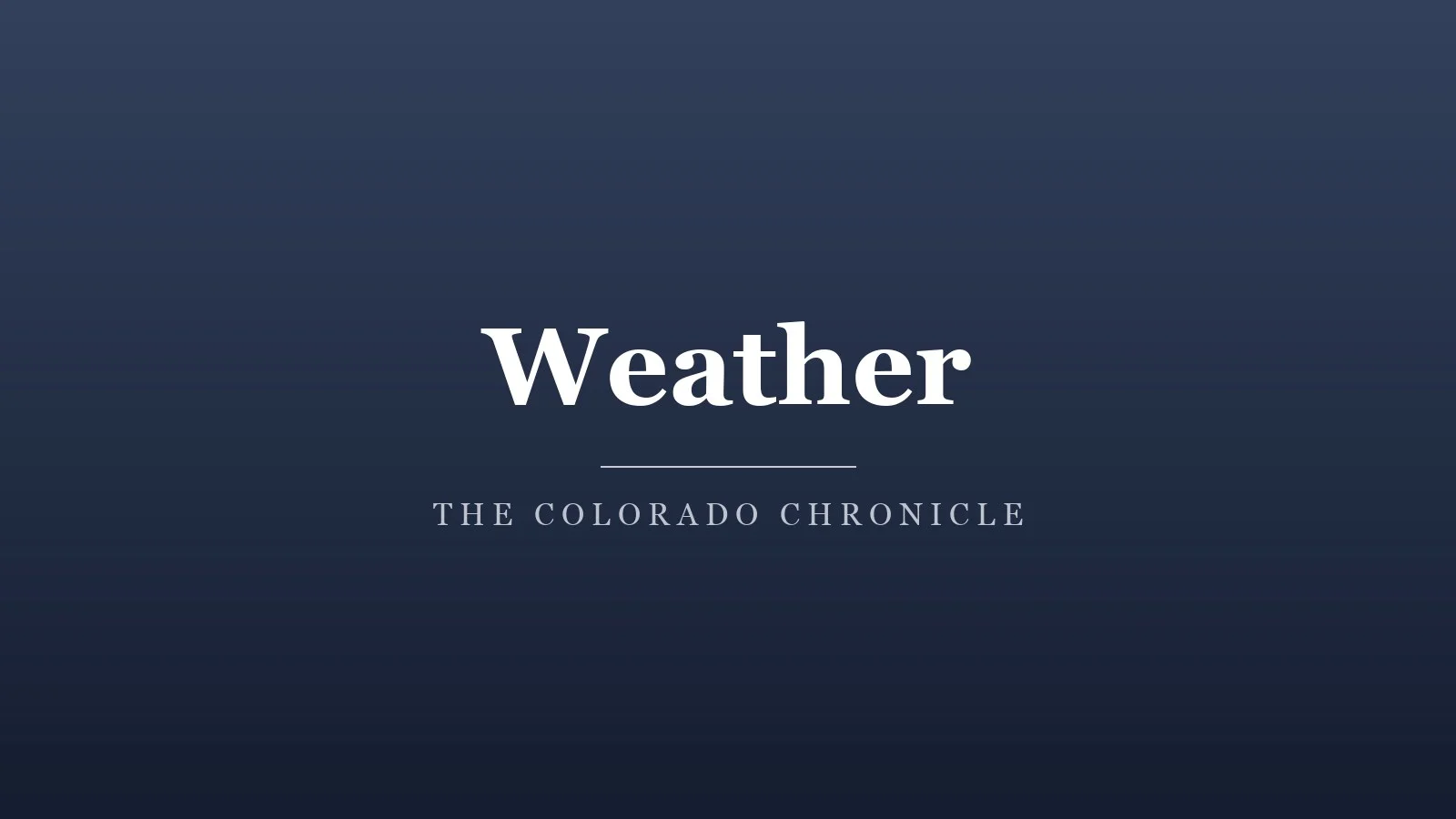 Colorado Morning Brief: Tuesday, August 4