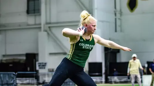 CSU's Mya Lesnar Makes Colorado History with National Shot Put Championship